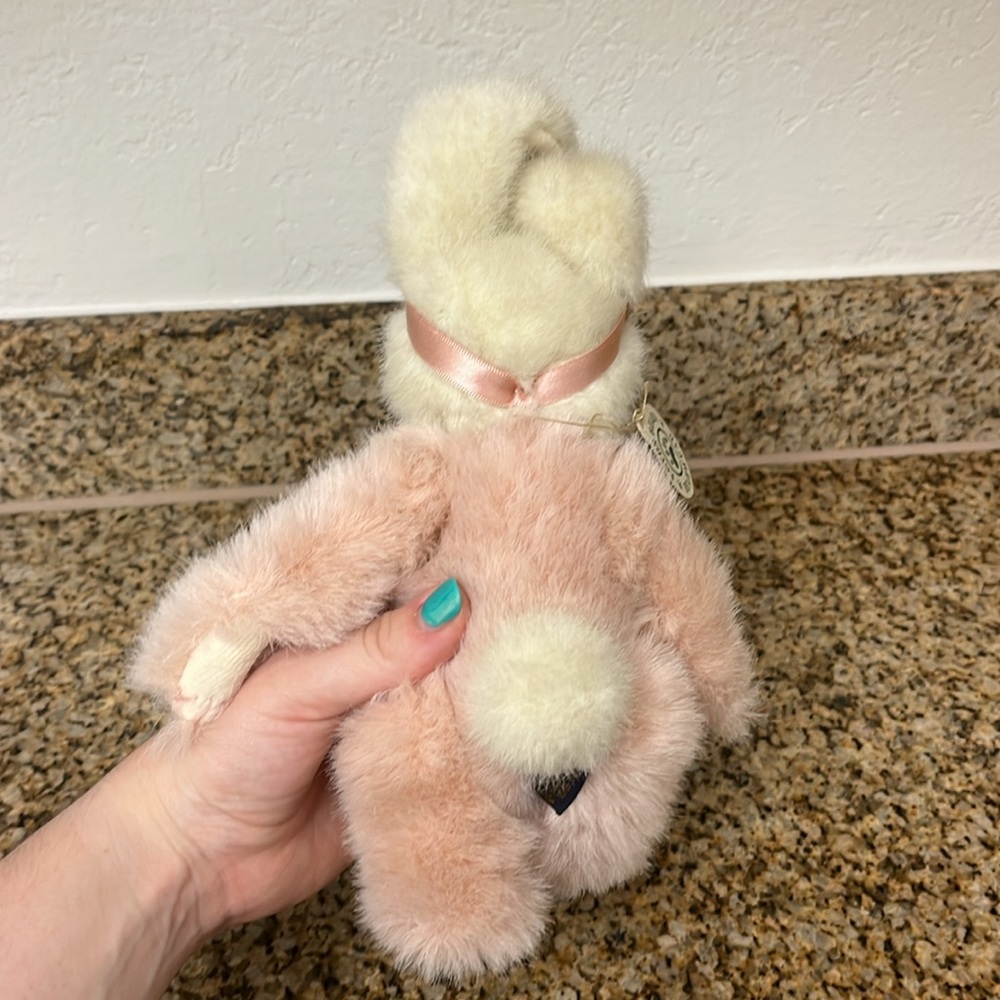 Boyds Bears Adorable Pink Plush Bunny - Picture 2 of 5